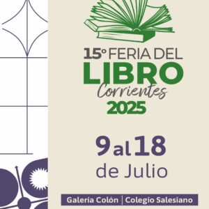 Flyer Eudene en Feria del Libro Ctes 2025