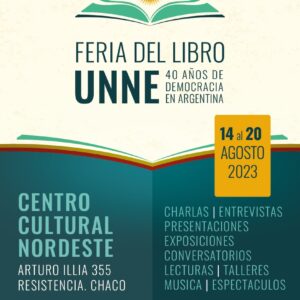 Flyer Feria del Libro UNNE 2023