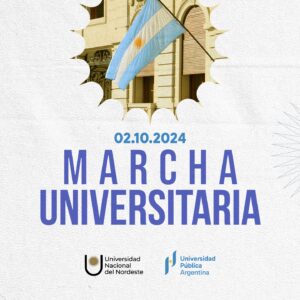 Flyer Marcha Federal Universitaria 2-10-24