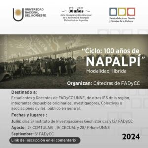 Flyer ciclo 100 años Masacre Napalpí