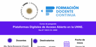 RIUNNE Comienza curso de Posgrado sobre “Plataformas digitales de acceso abierto de la UNNE”