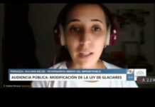 Desde el Chaco, una estudiante de la UNNE defendió la actual ley de glaciares: «Sabemos lo que pasa cuando el agua falta»