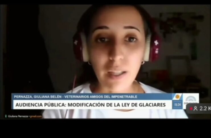 Desde el Chaco, una estudiante de la UNNE defendió la actual ley de glaciares: «Sabemos lo que pasa cuando el agua falta»