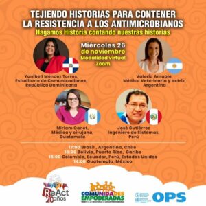 Resistencia Antimicrobiana: Lanzan libro con relatos de experiencias