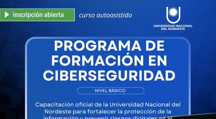 Curso de Ciberseguridad para trabajadores de la UNNE