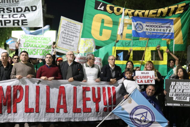 Una vez m&aacute;s, el reclamo ser&aacute; por el cumplimiento de la Ley de Financiamiento Universitario.
