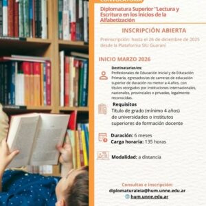 Lectura y Escritura en los Inicios de la Alfabetización