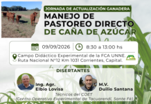 Jornada de actualización ganadera: «Manejo de pastoreo directo de caña de azúcar»