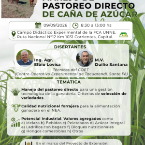 Jornada de actualización ganadera: «Manejo de pastoreo directo de caña de azúcar»