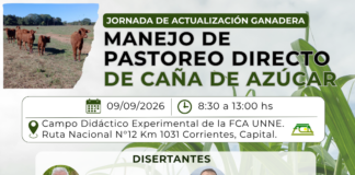 Jornada de actualización ganadera: «Manejo de pastoreo directo de caña de azúcar»