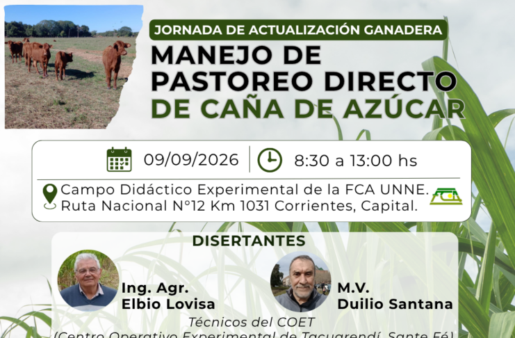 Jornada de actualización ganadera: «Manejo de pastoreo directo de caña de azúcar»