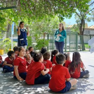 Jardineritos de la UNNE midieron la temperatura y aprendieron el valor de plantar árboles1