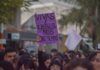 “Quieren instalar el debate sobre denuncias falsas, cuando las mujeres no se animan a denunciar, entre otras causas, por la revictimización” Marcha Ni Una Menos 3J 2026 Resistencia. (Foto. Jere Giordano)