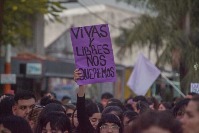 Marcha Ni Una Menos 3J 2026 Resistencia. (Foto. Jere Giordano)