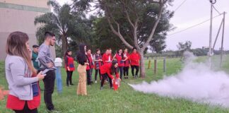 Seguridad e Higiene Laboral Promueven ambiente seguro en Jardín de Infantes con la capacitación en manejo de extintores