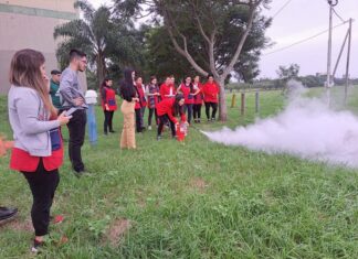 Seguridad e Higiene Laboral Promueven ambiente seguro en Jardín de Infantes con la capacitación en manejo de extintores