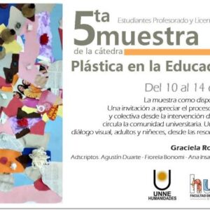 Educación Inicial: Muestra Plástica personal y colectiva