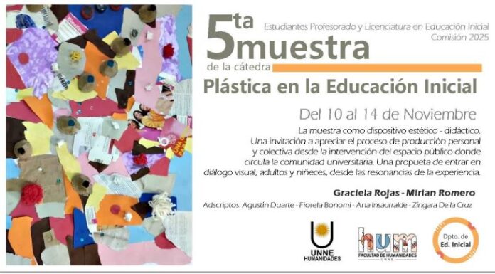 Educación Inicial: Muestra Plástica personal y colectiva