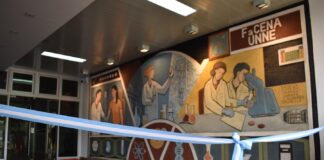FaCENA Inauguración del Nuevo Mural en el Edificio de Química