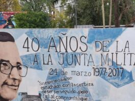 Día del periodista: capacitaciones, intervención artística, transmisión en vivo y un programa especial de Radio UNNE Rodolfo Walsh, uno de los faros que ilumina para pensar el periodismo como ejercicio intelectual y como práctica social, aún hoy. Autor de algunas de las crónicas que mejor reflejaron las tensiones propias de sociedades como la correntina. En su honor se pintó este mural en el patio de la sede de Comtulab, y este viernes se restaurará.