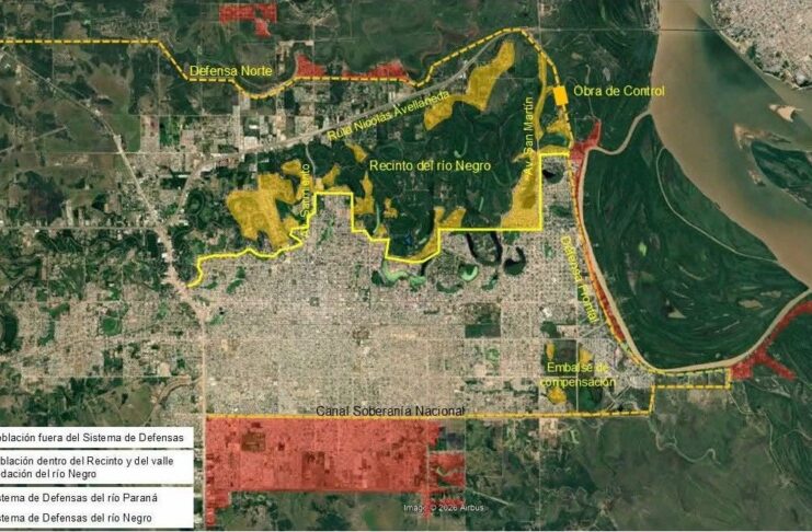 El Niño: advierten que el Gran Resistencia creció en zonas de riesgo y fuera de sus áreas protegidas