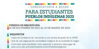 DEL 1º DE DICIEMBRE DE 2022 AL 15 DE MARZO 2023 Programa Pueblos Indígenas 2023: se encuentra abierta la convocatoria a becas