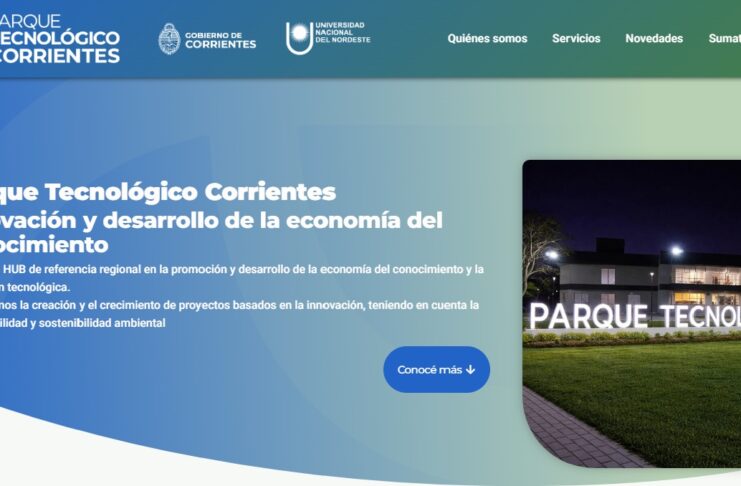 Parque Tecnológico Corrientes: habilitaron la página web y cuentas en redes sociales