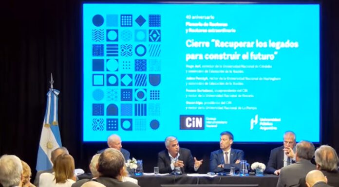 En su 40 aniversario, el CIN reclama un presupuesto que garantice el funcionamiento universitario en 2026