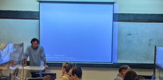 Primera clase del curso de Informática Accesible para personas con discapacidad visual en la UNNE