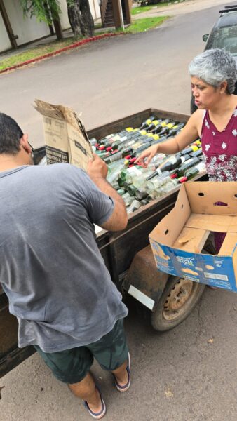 El último sábado se realizó una primera jornada de prueba en el Campus Resistencia, y se reunió una importante cantidad de materiales reciclables. 