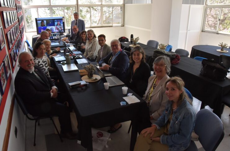 El Rector de la UNNE recibió a sus pares del Campus Virtual Eurolatinoamericano «CAVILA»