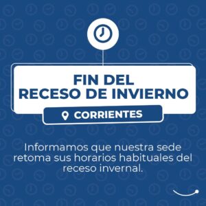 ISSUNNE: la sede Corrientes retomó sus horarios habituales de atención