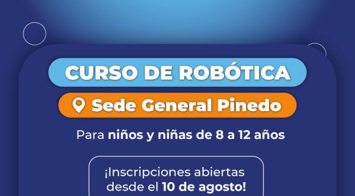 Últimos cupos para el Curso de Robótica