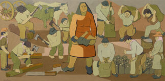 74º ANIVERSARIO DE LA FACULTAD DE CIENCIAS ECONÓMICAS El mural “Nacimiento del Chaco” de Rodolfo Schenone fue declarado de Interés Patrimonial de la UNNE