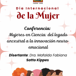 Conferencia en FaCENA por el Día Internacional de la Mujer