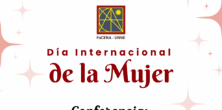 Conferencia en FaCENA por el Día Internacional de la Mujer