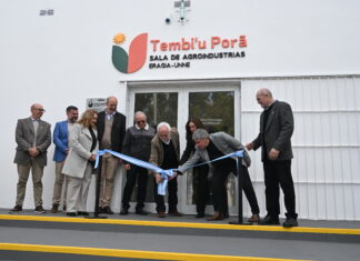 PRODUCCIÓN AGROALIMENTARIA SUSTENTABLE Se inauguró la Sala de Agroindustrias Tembi’u Porã: una unidad productiva y educativa equipada con tecnología de punta
