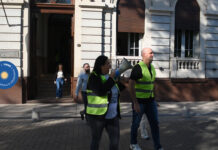 Capacitaron a trabajadores del Rectorado y participaron de un simulacro de incendio