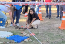 Estudiantes de Criminalística practican situaciones y procedimientos en campo