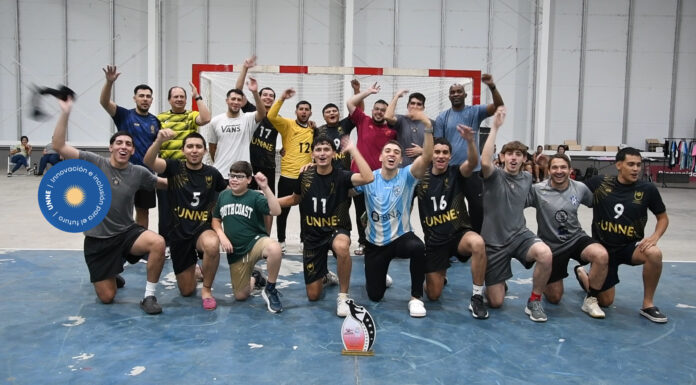 El equipo masculino de Handball de la UNNE se consagró campeón de la Liga Correntina