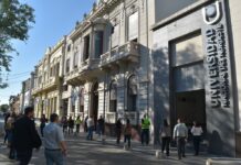 Simulacro en Rectorado: buenos tiempos registrados en la maniobra de evacuación del edificio de gestión UNNE