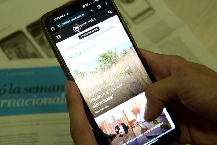 Tu noticia UM Unne Medios, el sitio de noticias de la UNNE, es responsivo por lo que puede verse en cualquier tipo de pantallas.