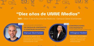 Comunicación universitaria con Manuel Bomheker y la experiencia de “La Fórmula”, con Milagros Hadad en la UNNE
