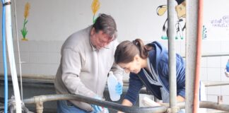 Equipo de FaCENA realizó monitoreo agroambiental educativo en ERAGIA