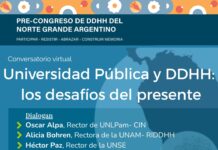 COMPROMISO SOCIAL Conversatorio sobre Universidad Pública y DDHH con presencia de la UNNE