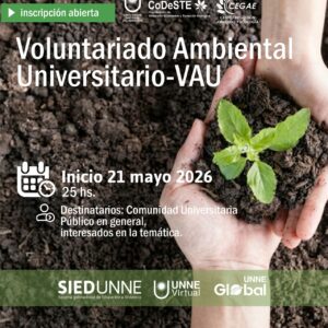 Nuevo Voluntariado Ambiental Universitario para formar agentes de cambio en territorio