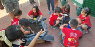 VISITA DE NIÑAS Y NIÑOS DEL JARDÍN AL INSTITUTO AGROTÉCNICO Sembrar en la huerta y mirar en el microscopio, una experiencia divertida de educación ambiental para los jardineritos de la UNNE