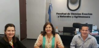 REUNIÓN DE LA DECANA CON EL COORDINADORA DEL CENTRO REGIONAL FaCENA proyecta programas y cursos de capacitación en Pinedo