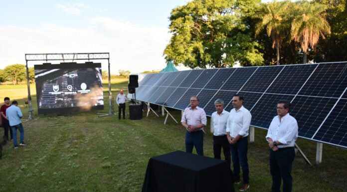 La UNNE y el Gobierno de Corrientes inauguraron Central Fotovoltaica del Campus Deodoro Roca