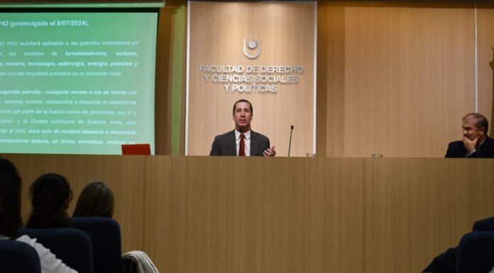 El Dr. Pablo Lorenzetti en la UNNE: “Debemos salir de la comodidad de los tribunales para resolver conflictos ambientales”